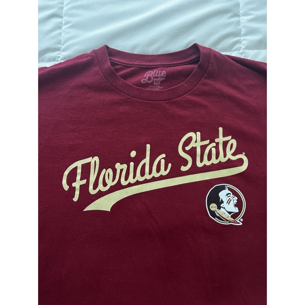 Florida State Seminoles FSU Logo Graphic Tee Red NCAA XL (191)